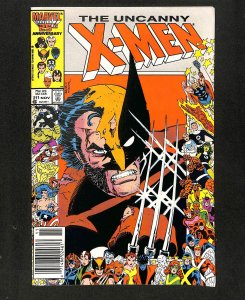 Uncanny X-Men #211 Newsstand Variant Mutant Massacre Tie-in!