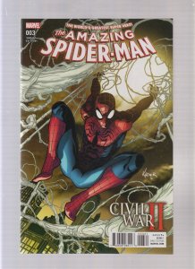 Civil War II: Amazing Spiderman #3 - Written By Christos Gage! (9.0/9.2) 2016