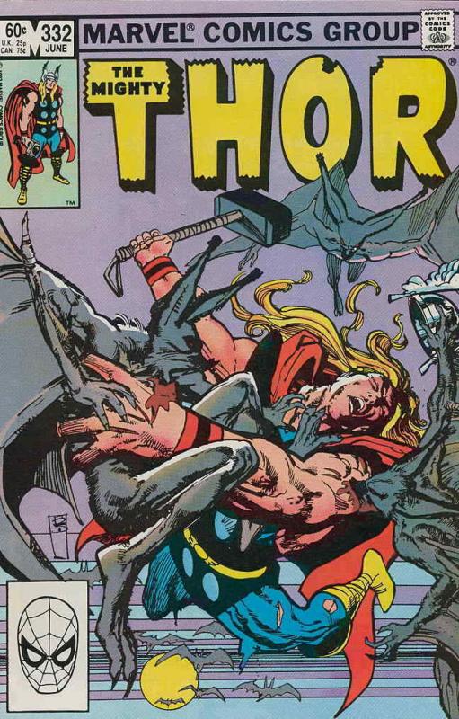 Thor #332 VF; Marvel | save on shipping - details inside