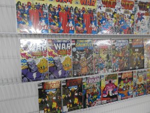 Infinity War, Infinity Gauntlet, & Infinity Crusade Complete Sets!!! Avg VF+ !