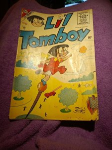 #92 Charlton Comics 1956 1st Appearance Of Lil Tomboy Silver Age Frank Johnson