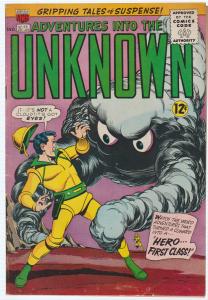 ADVENTURES INTO THE UNKNOWN #153 AMERICAN COMICS GROUP 1964 TALES OF SUSPENSE