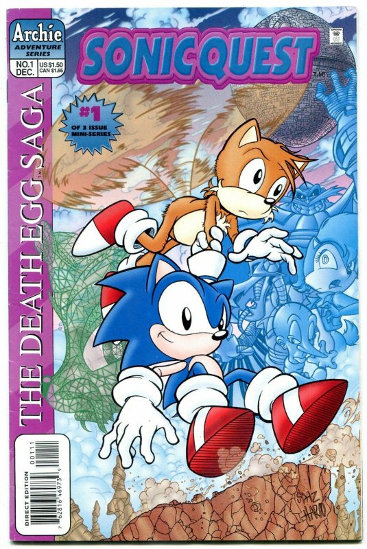 Sonic Quest The Death Egg Saga #1 1996- Sega- Archie Comics VF-