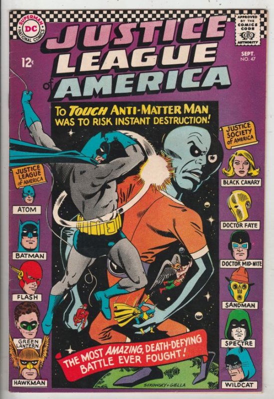 Justice League of America #47 (Sep-66) NM Super-High-Grade Justice League of ...