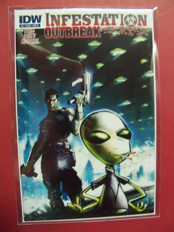 INFESTATION OUTBREAK  #2 COVER B  (9.0 to 9.4 or better)  IDW