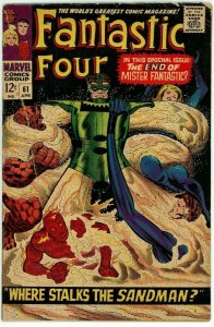 Fantastic Four #61 (1962) - 4.0 VG *Classic Sandman Cover*