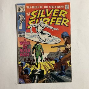 Silver Surfer 10 1969 FN fine 6.0 Marvel