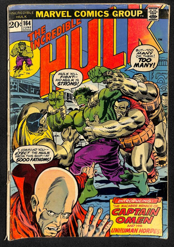 The Incredible Hulk #164 (1973)