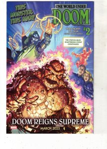 One World Under Doom #2 (2025) Super-High-Grade NM Wow Variant Key