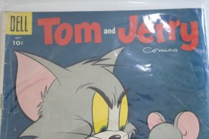 Tom and Jerry #132 Dell 1955 Golden Age Cartoon Comic 10 Cents 