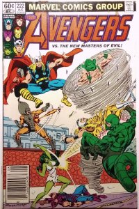 The Avengers #222 Newsstand (1982)