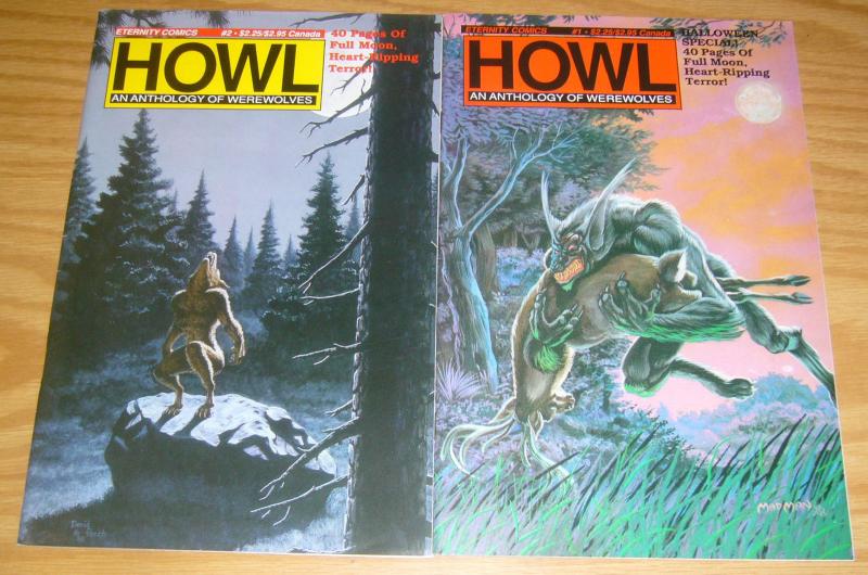 Howl: An Anthology of Werewolves #1-2 VF/NM complete series - horror set 1988