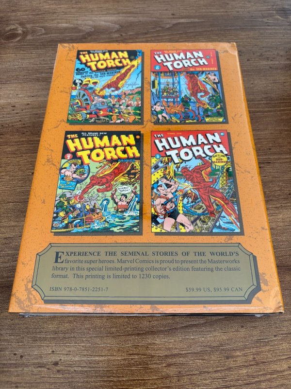 Marvel Masterworks Vol # 88 Human Torch Book Limited To 1230 Sealed Copy 3 J412