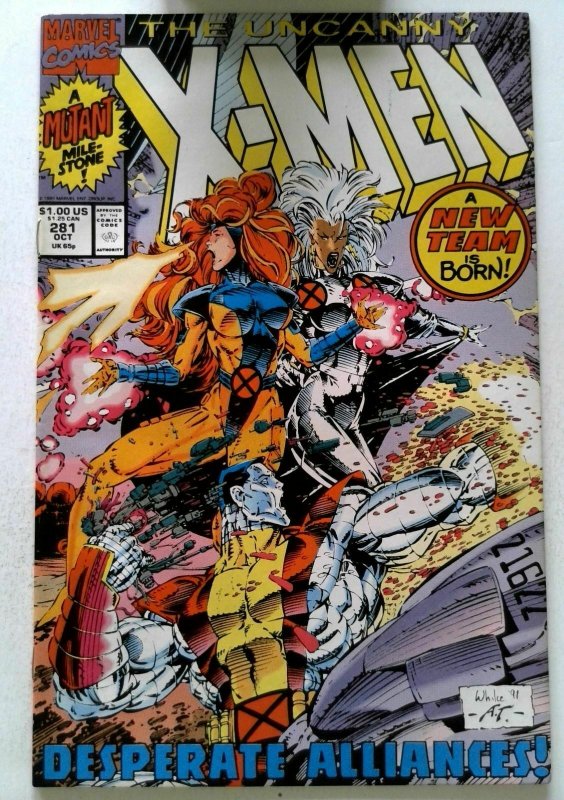 Uncanny X-Men #281 Marvel 1991 NM Copper Age 1st Printing Comic Book