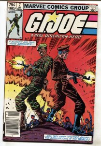 G.I. JOE #7--1983--Marvel--comic book--Newsstand