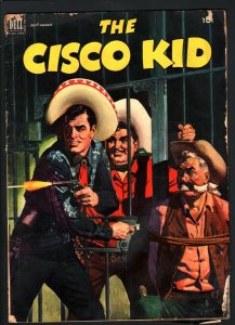 CISCO KID COMICS #10-JAIL BREAK COVER-1952-Good condition-DELL G