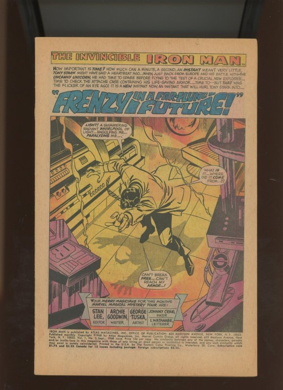 (1968) Iron Man #5: SILVER AGE! WE COMBINE SHIPPING! (2.0/2.5)