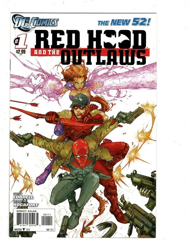 10 Red Hood and the Outlaws DC Comics # 1 2 3 9 14 15 16 18 19 20 Starfire J433