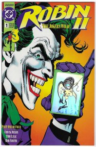 Robin II: The Joker's Wild! #1 Joker Close-Up Cover (1991)