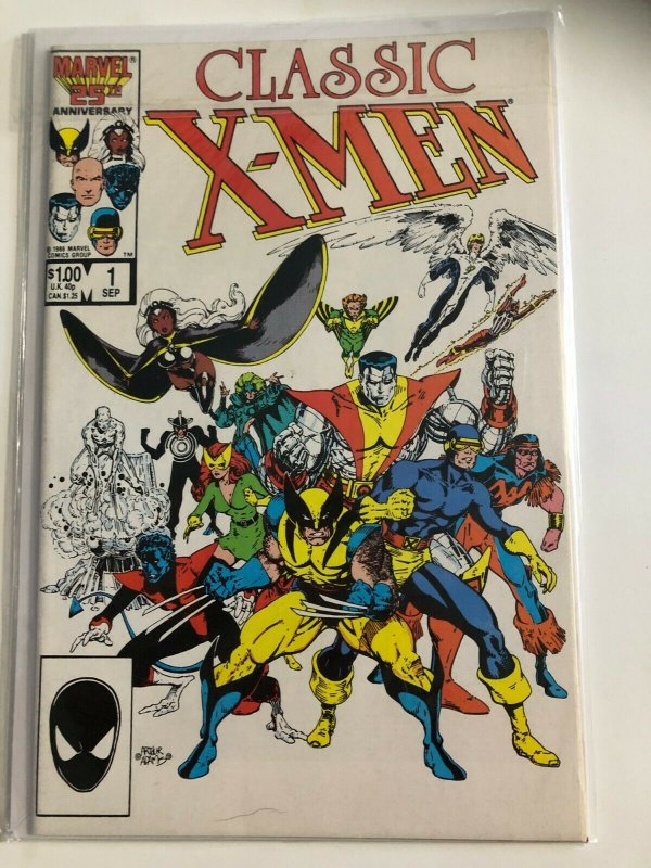 X-MEN CLASSICS #1 1986 MARVEL / NEVER READ / VF/ +/-