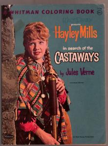 In Search of The Castaways Coloring Book #1138-1962-Hayley Mills-Disney-VG