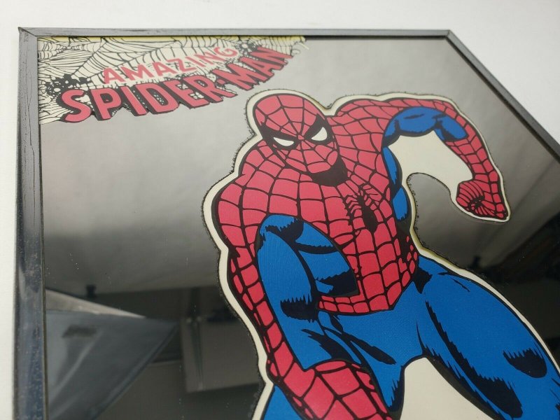 Amazing Spider-Man Mirror 1978 Rare Vintage Collectable 