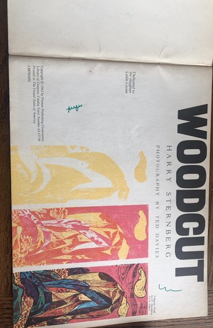 Woodcut by Harry sternberg,1962,32p great art!PB