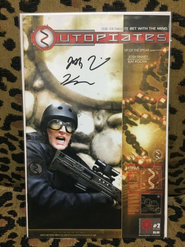 UTOPIATES - BLOODFIRE - #1 & #2 SIGNED by Finney and Rohca- 2005 - VF+