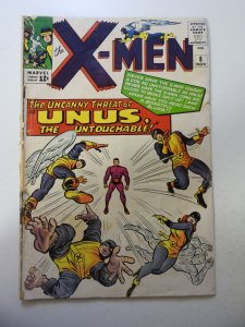 The X-Men #8 (1964) 1st App of Unus the Untouchable! FR/GD Cond See desc