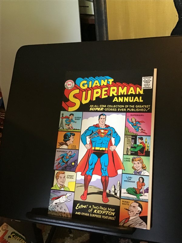 Giant Superman Album #2 Super high gray reprint annual number 2 wow