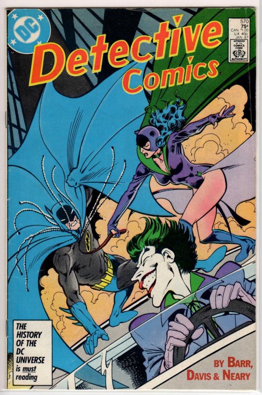 Detective Comics #570 Direct Edition (1987) 4.5 VG+