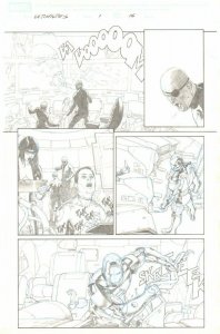 Ultimates #1 p.16 Nick Fury, SHIELD Agents, & Iron Man Action 2011 by Esad Ribic