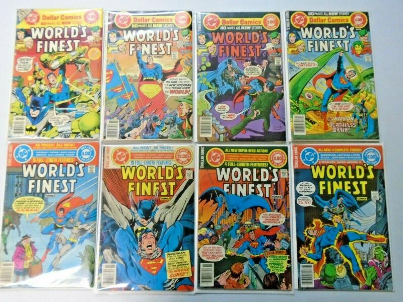 World's Finest lot #245 to #282 27 different books average 5.0 range (1977)