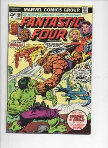 FANTASTIC FOUR #166, VG, Hulk vs Thing, 1961 1976, more FF in store