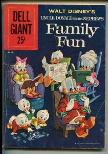 UNCLE DOONALD AND HIS NEPHEWS FAMILY FUN #38-1960-DELL GIANT-CARL BARKS-good