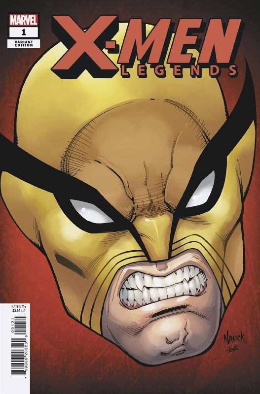 X-men Legends #1 Nauck Headshot Var Marvel Prh Comic Book 2022