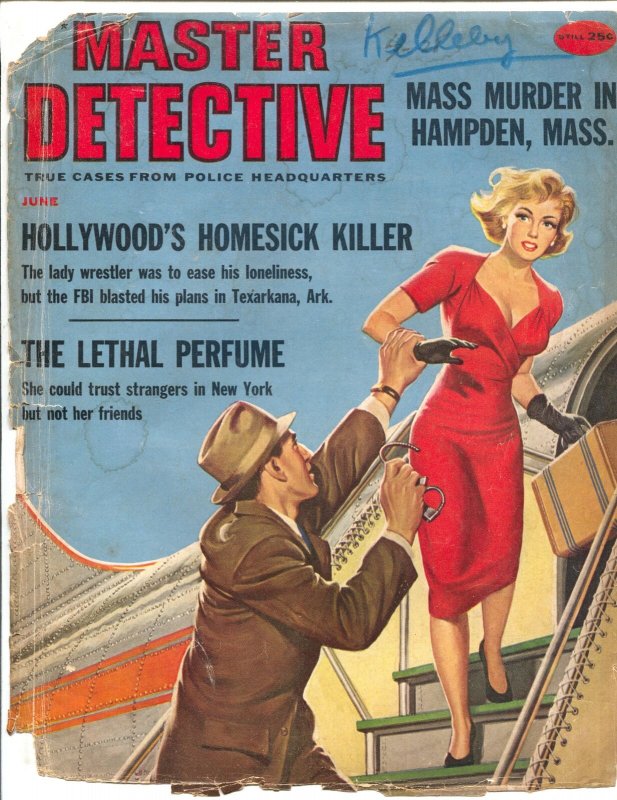 Master Detective 6/1959-Macfadden-spicy woman-pulp crime-FBI-FR