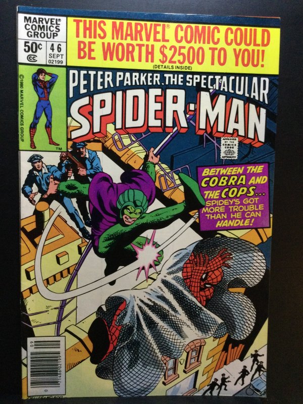 The Spectacular Spider-Man #46 Newsstand Edition (1980)