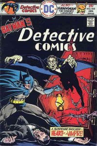 Detective Comics #455 GD ; DC | low grade comic Batman vs Vampire January 1976 H