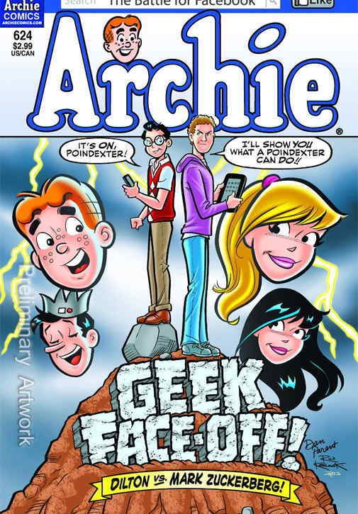Archie #624 VF/NM ; Archie | Facebook's Mark Zuckerberg Cover