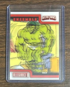 Hulk Secret Wars Ensemble Allegiance #E-34 2023 Marvel Trading Card