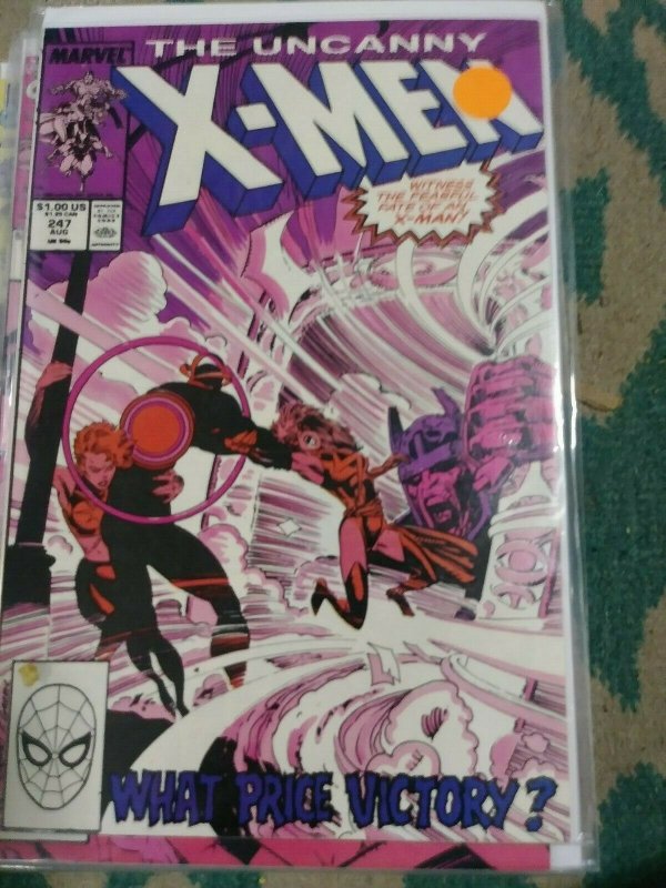 UNCANNY X-MEN #247 1989 MARVEL SENTINELS MASTER MOLD HAVOC MS MARVEL