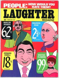 Laughter Magazine ~ Two(2) Issues 1976 Jan. Feb. Issues 8,9  Similar to Mad