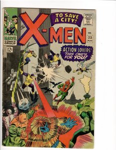 X-MEN #23 VG/F 5.0 COUNT NEFARIA AND OTHERS (VERMONT COLLECTION)