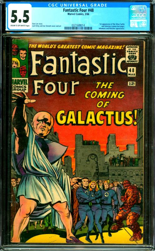 Fantastic Four #48 CGC Graded 5.5 1st Silver Surfer & Galactus