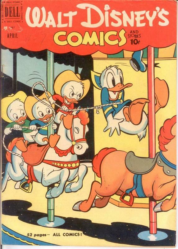 WALT DISNEYS COMICS & STORIES 127 G-VG Barks art COMICS BOOK