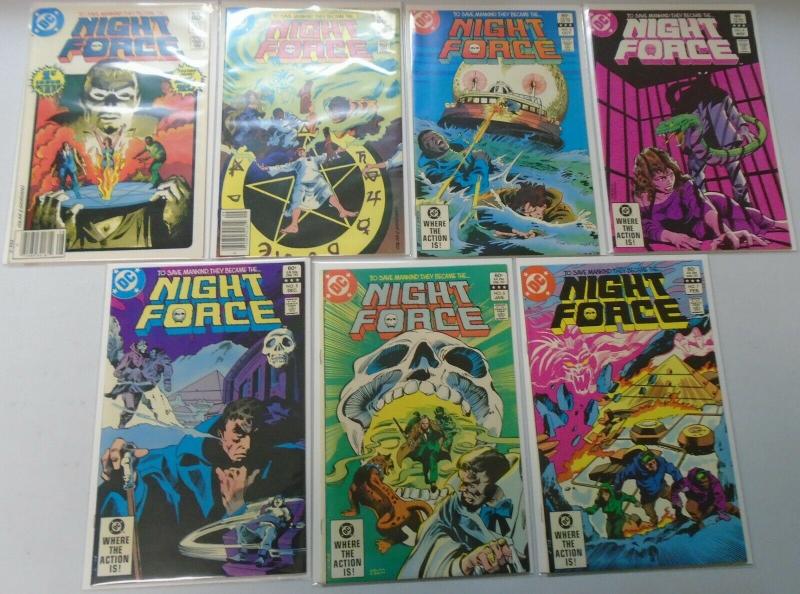 Night Force (1st Series), Set:#1-14, 8.0/VF (1982)