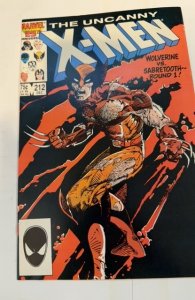 The Uncanny X-Men #212 Direct Edition (1986)Wolverine vs savertooth rnd 1