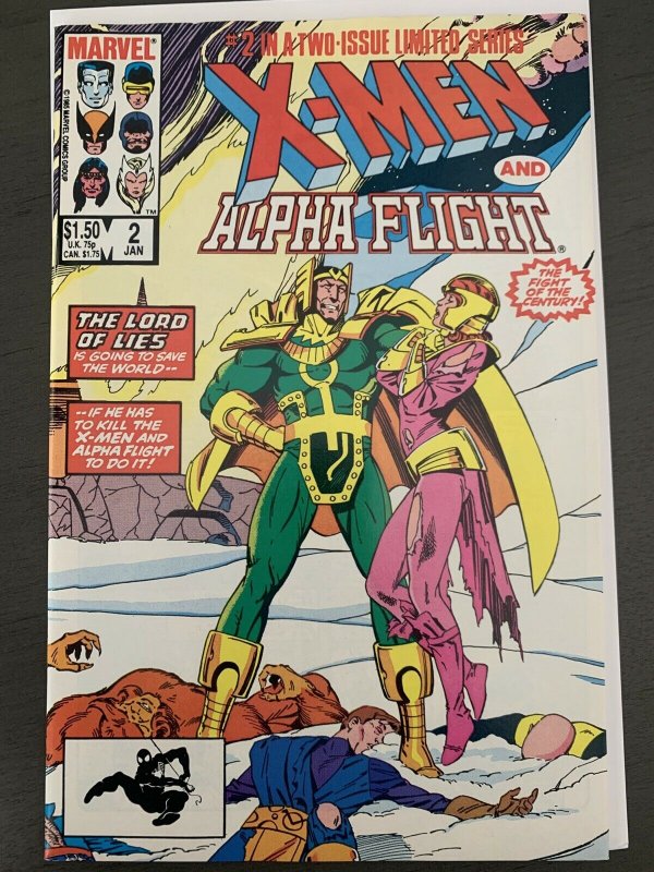 X-Men and Alpha Flight #1 & 2 (Marvel 1985) Complete Set NM