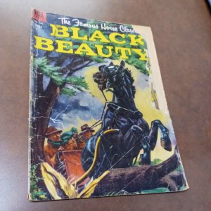 BLACK BEAUTY four color #440 dell comics 1952 golden age movie horse equestrian